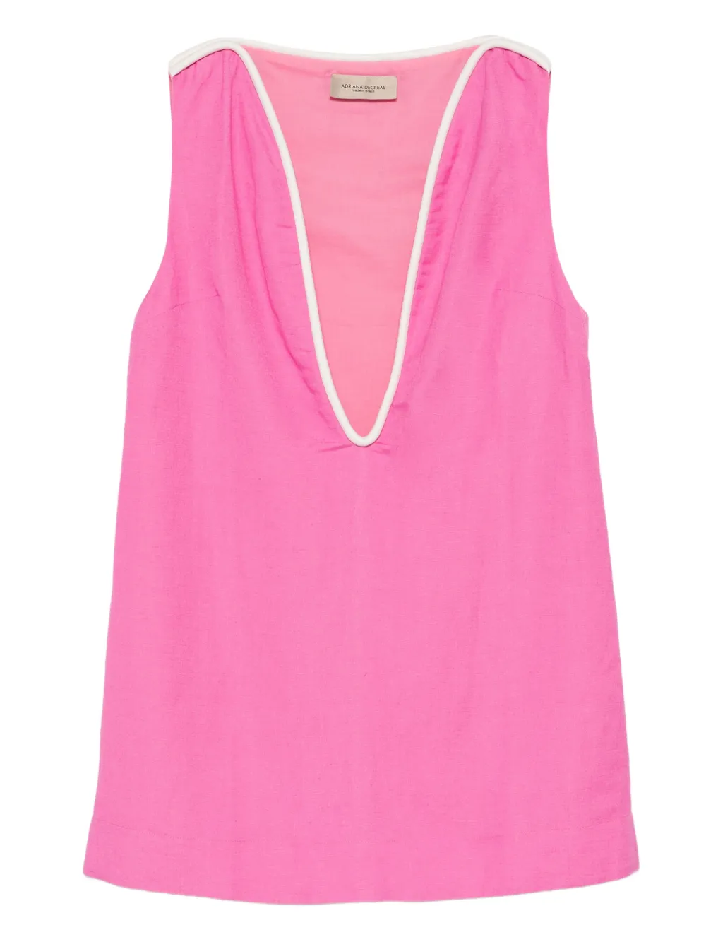 Adriana Degreas V-neck mini dress - Pink