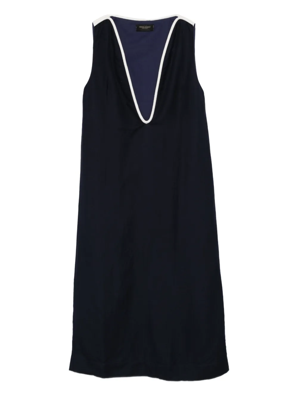 Adriana Degreas V-neck maxi dress - Blue