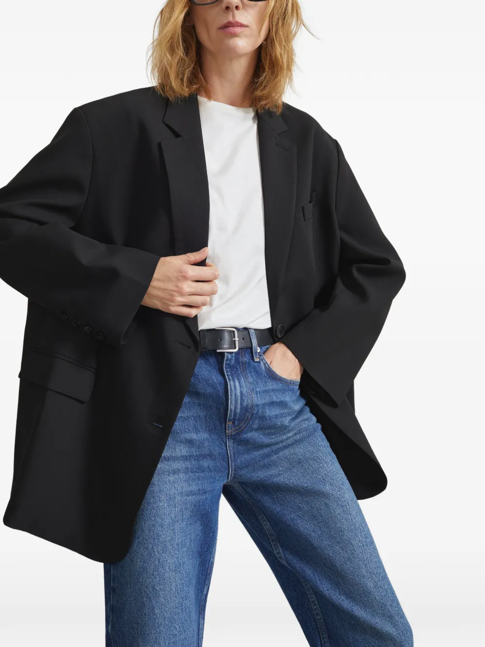 The Frankie Shop Bea blazer Zwart