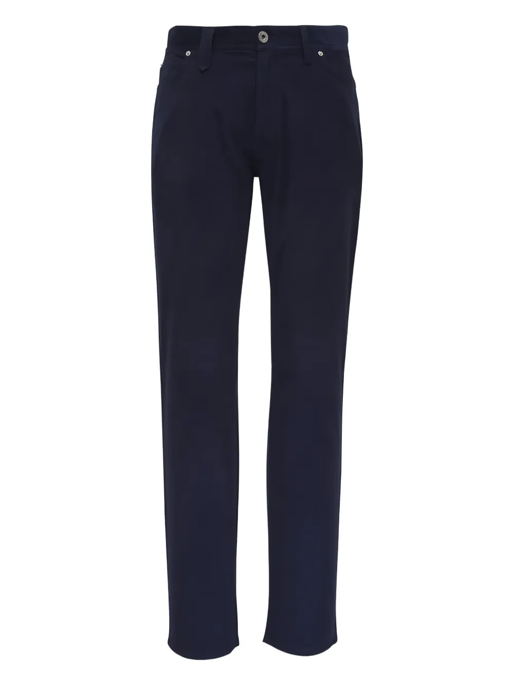 Brioni Meribel logo-patch trousers - Blau