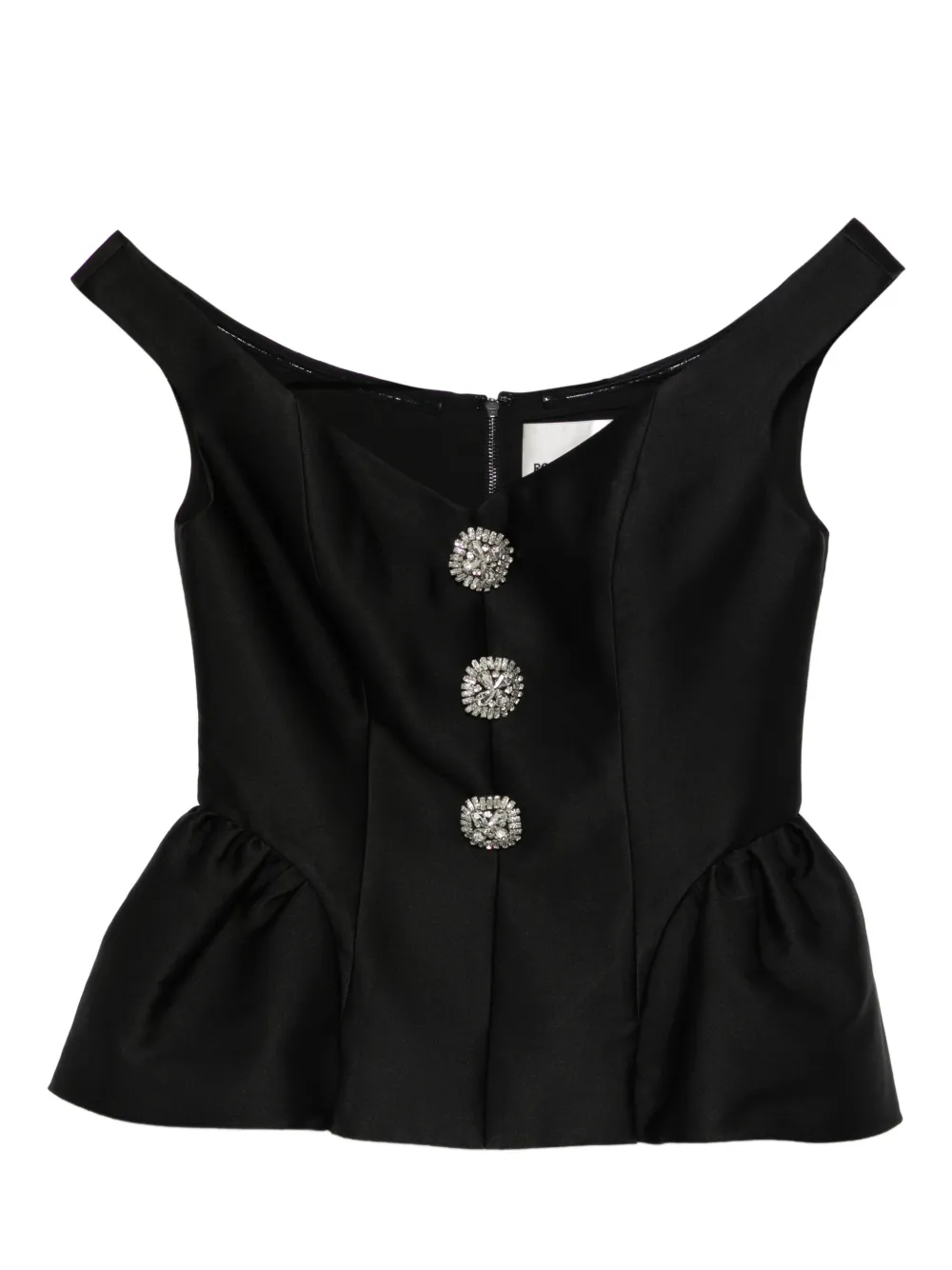 Roland Mouret Blusa con decorazione - Nero