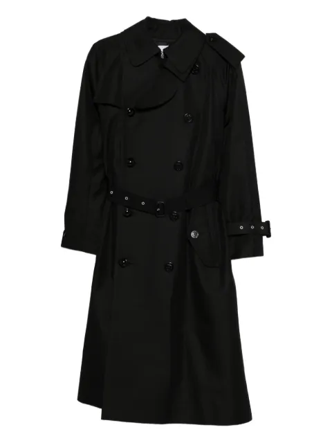 sacai belted double-breasted coat