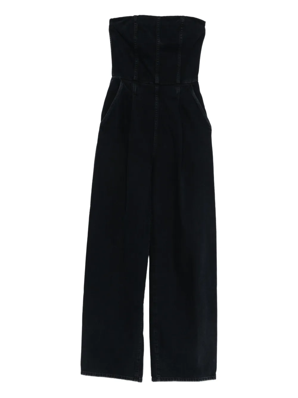 AGOLDE strapless jumpsuit - Nero