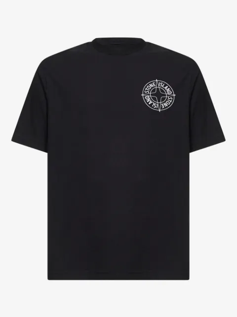 Stone Island 2100001 organic cotton jersey regular-fit T-shirt with ‘Outline Compass’ print