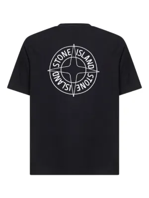 T-shirt Homme Stone Island – Manches Longues – Logo Appliqué – Gris Taille XXL (occasion)