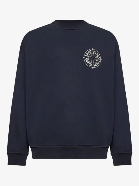 Stone Island Felpa con stampa