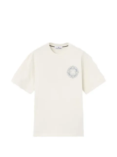 Stone Island 2100001 organic cotton jersey regular-fit T-shirt with ‘Outline Compass’ print