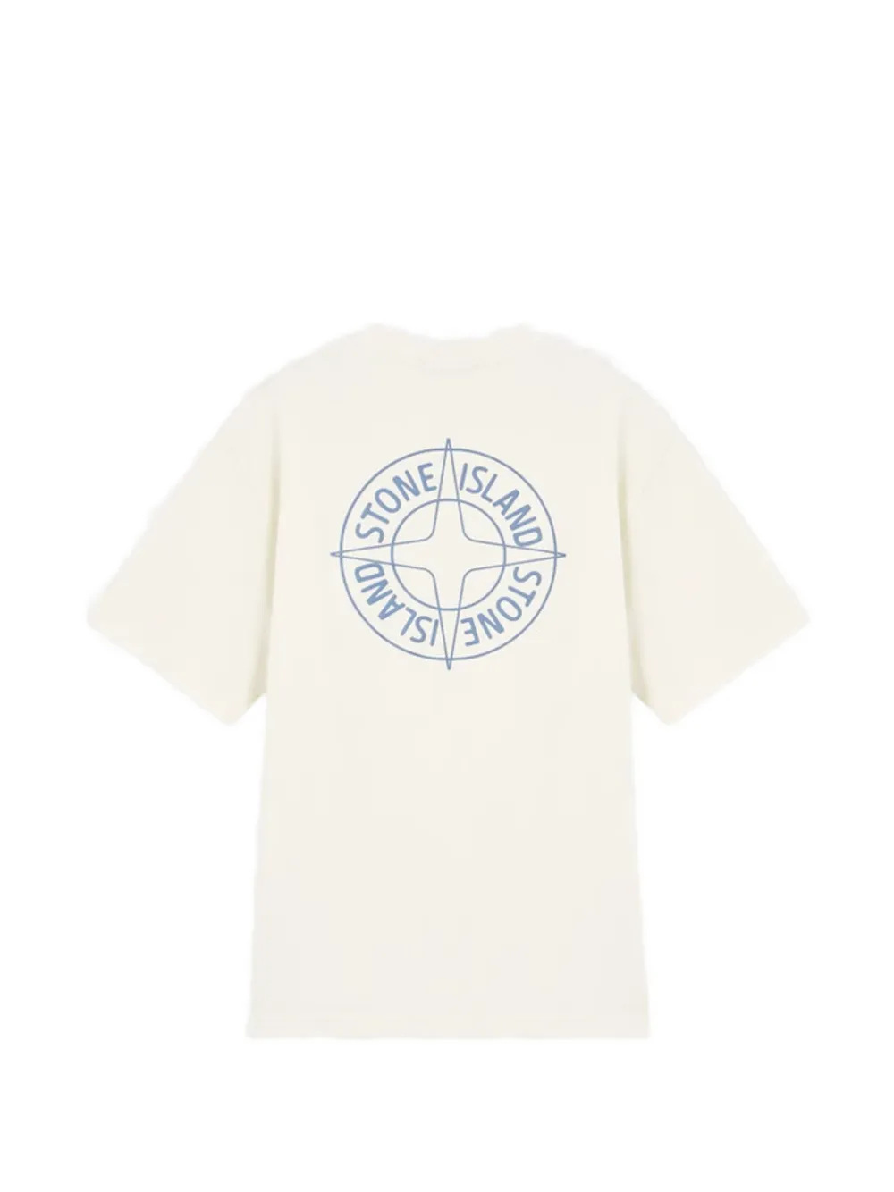 Stone Island T-shirt met Compass-logoprint Beige