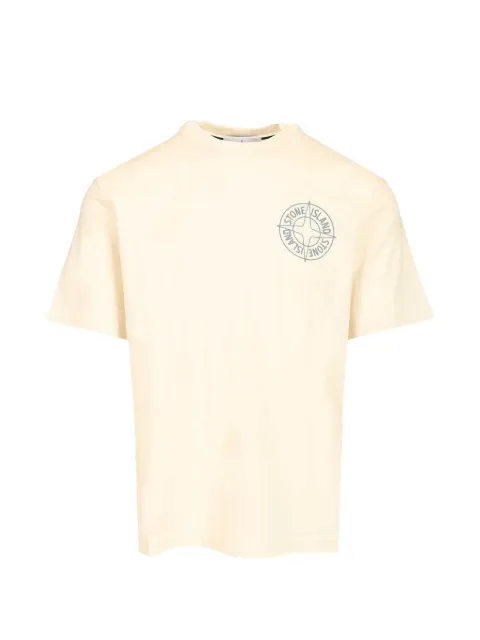 Stone Island 2100001 organic cotton jersey regular-fit T-shirt with ‘Outline Compass’ print