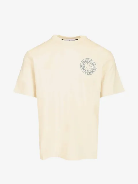 Stone Island 2100001 organic cotton jersey regular-fit T-shirt with ‘Outline Compass’ print