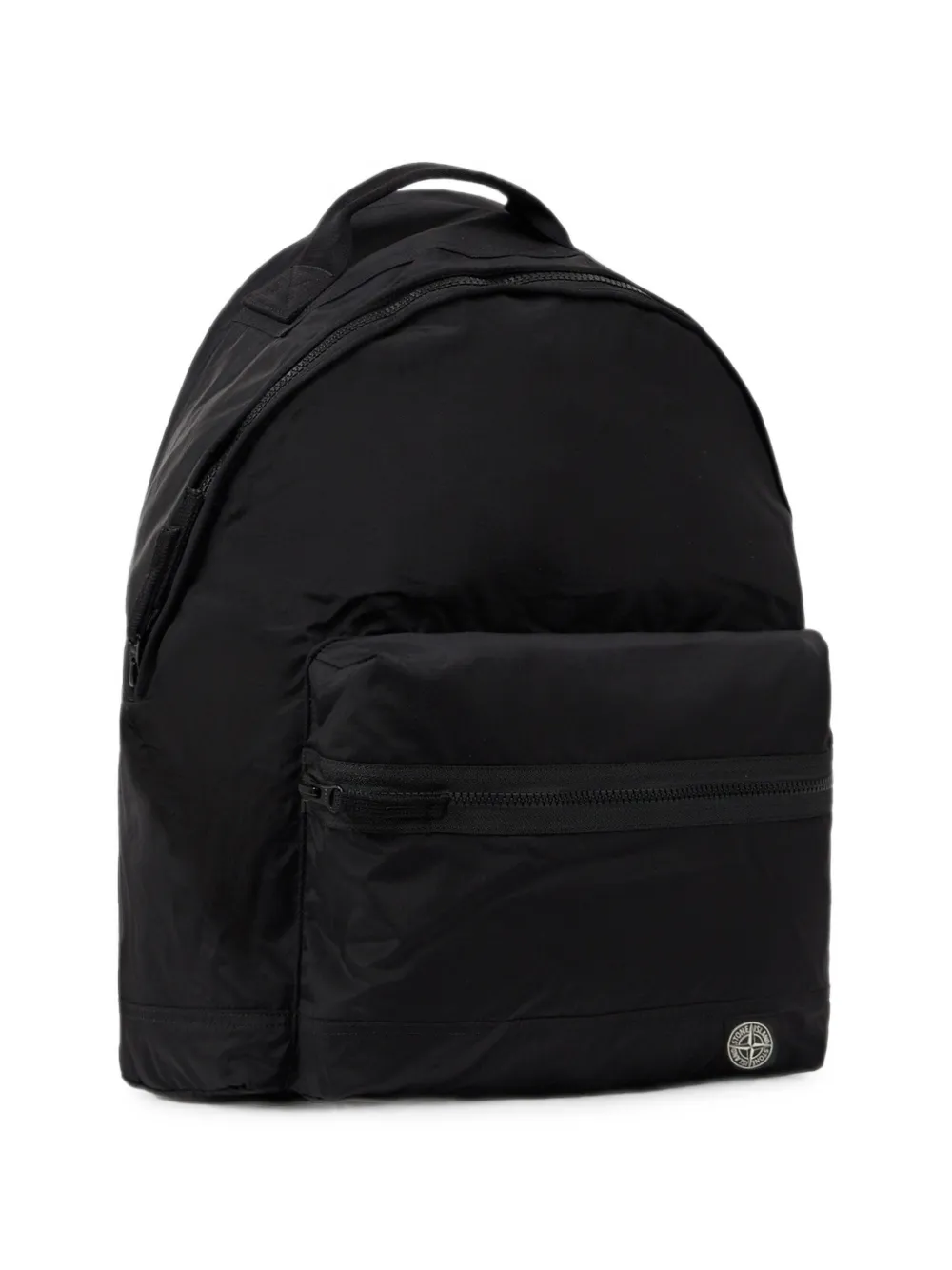 Stone Island Econyl gecoate rugzak Zwart