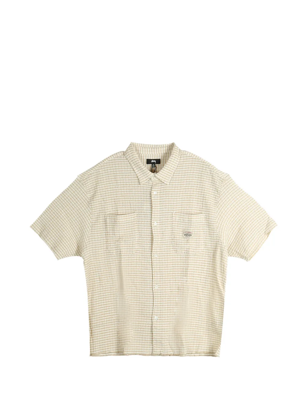 Stüssy chequered pocket shirt - Toni neutri