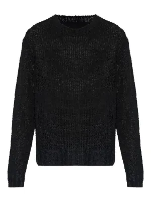 Prada ケーブルニット セーター | ブラック | FARFETCH JP