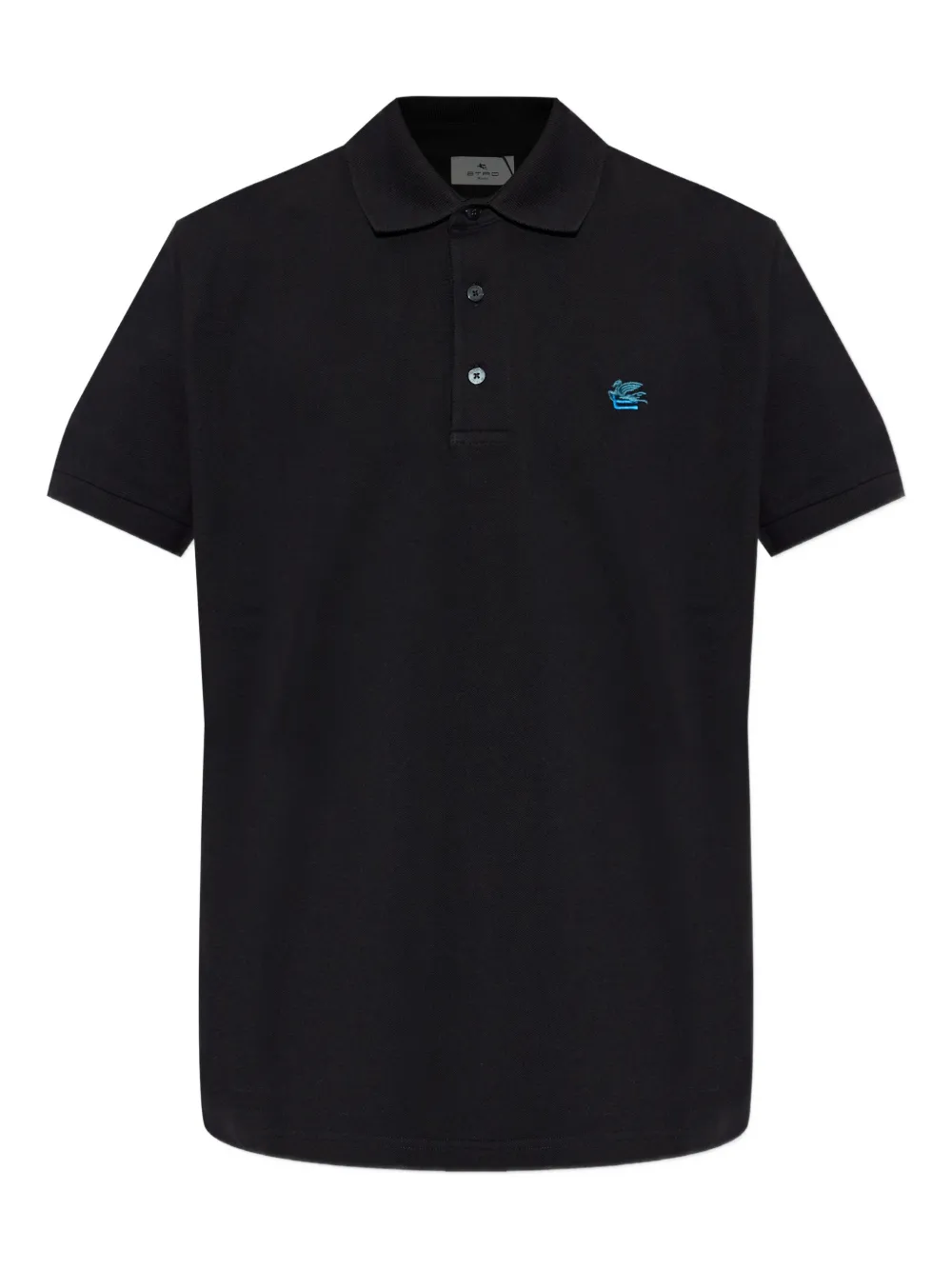 ETRO embroidered polo shirt - Nero