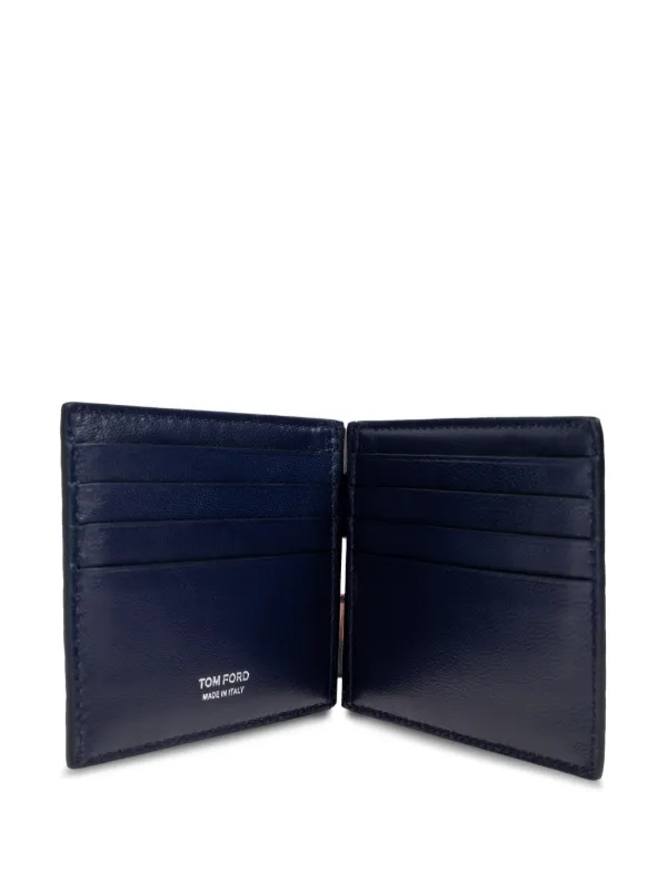 TOM FORD crocodile-effect Card Holder | Blue | FARFETCH