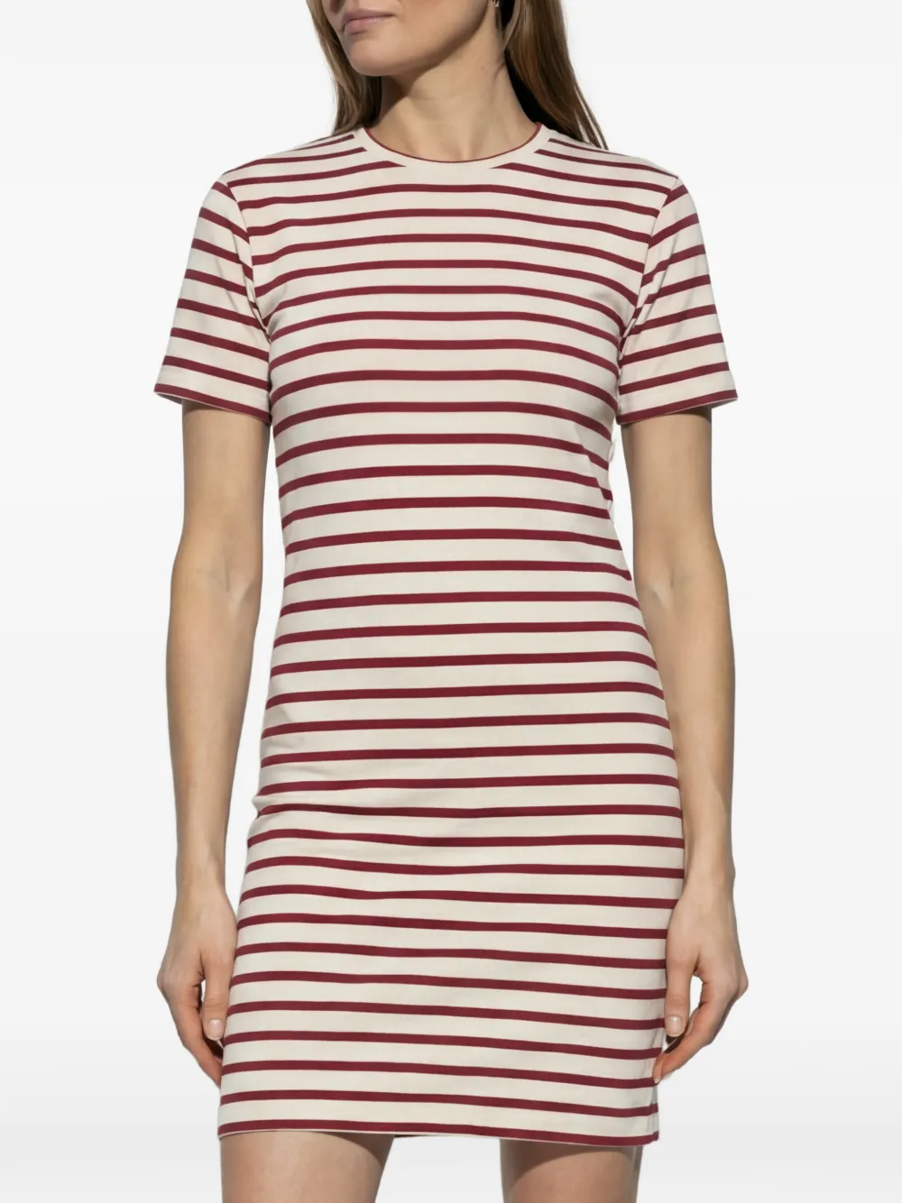  Jil Sander+ Striped Mini Dress - Neutrals 