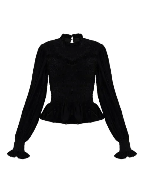 AllSaints top fruncido con volantes