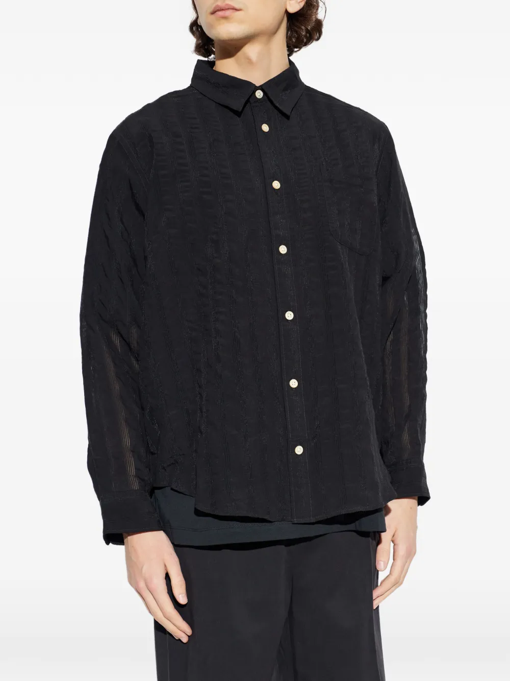  Allsaints Lannar Shirt - Black 