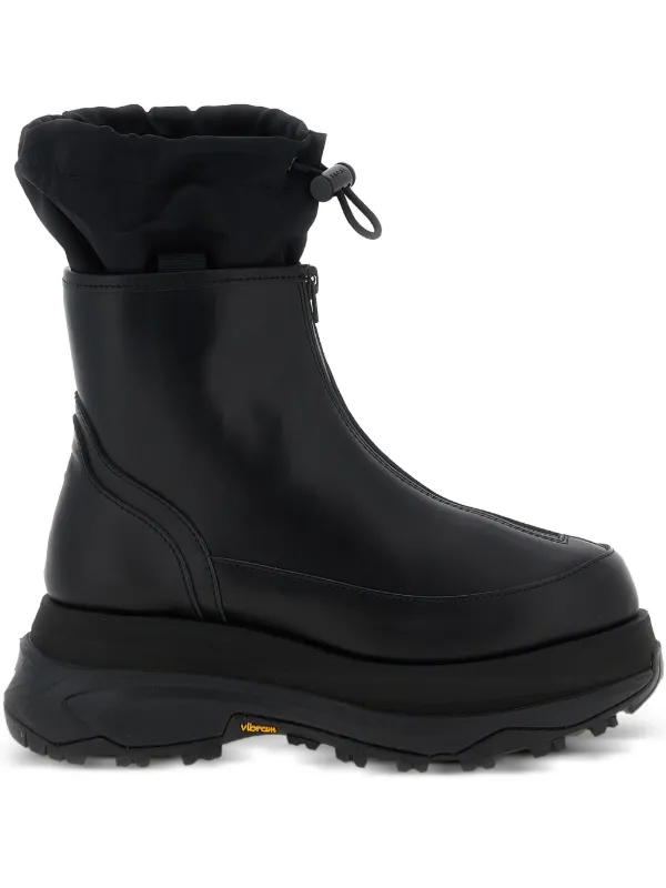 Sacai Platform Ankle Boots in Black