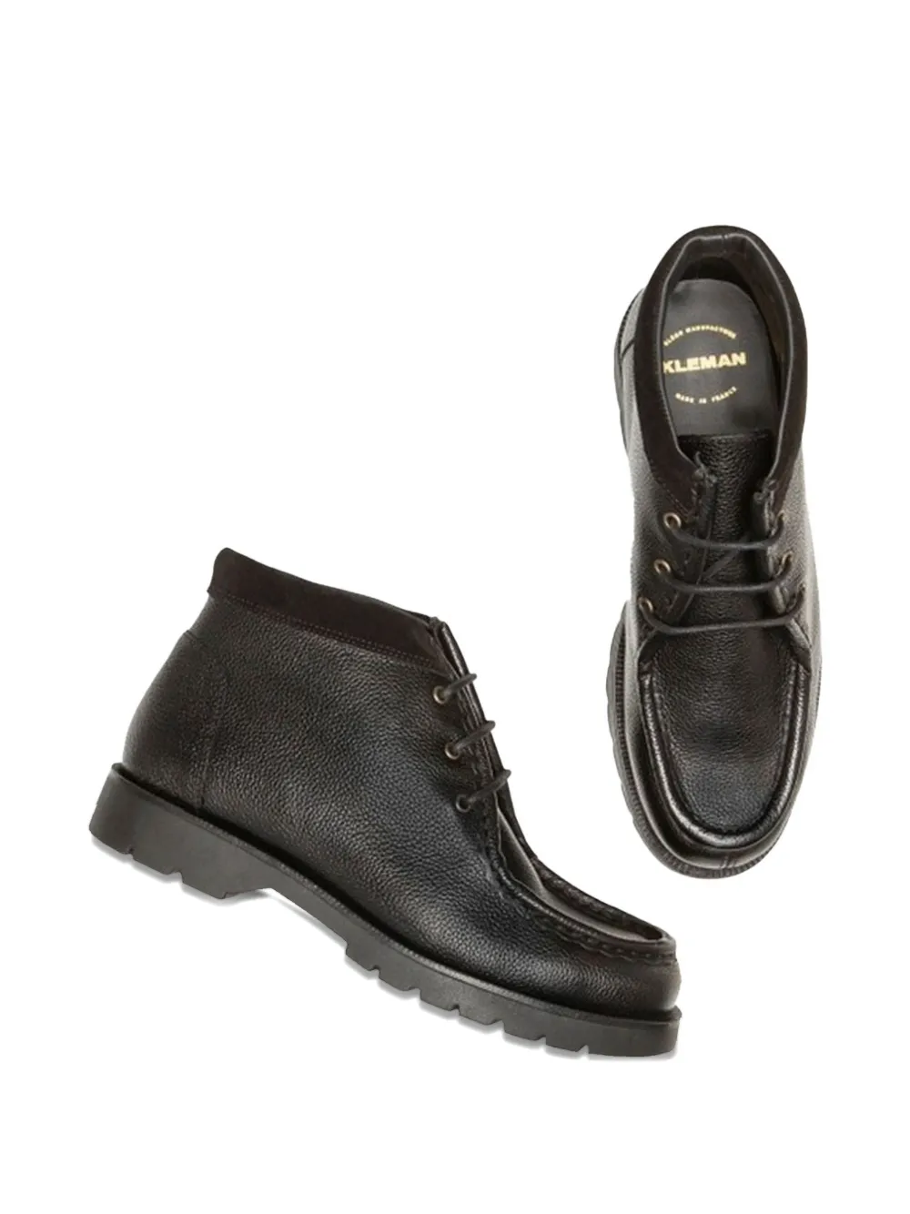 KLEMAN Set 2 G VGT suède derby schoenen Zwart