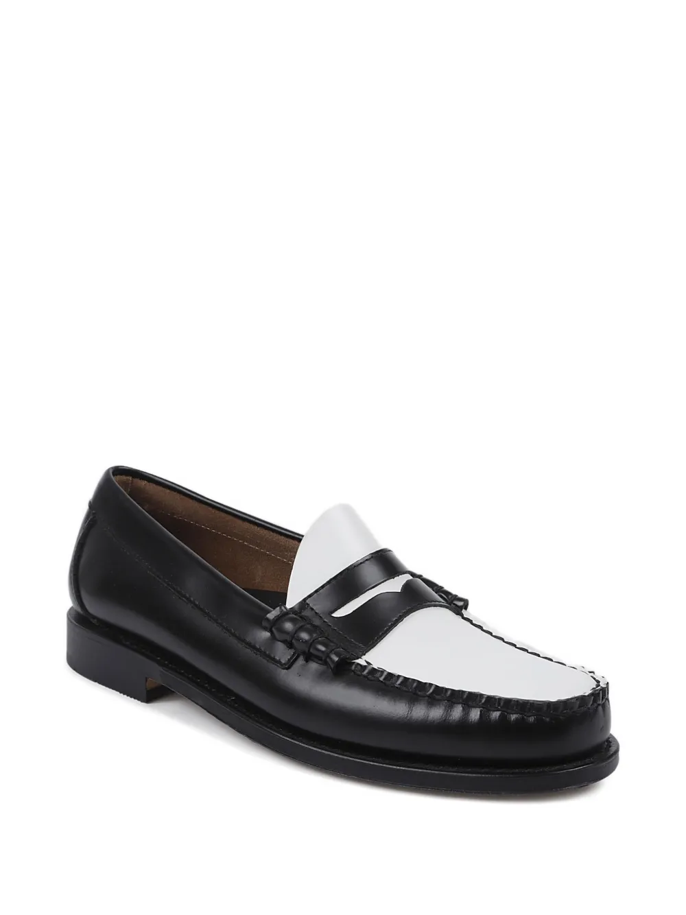 G.H. Bass & Co. Weejuns Larson Penny raised seams loafers - Zwart