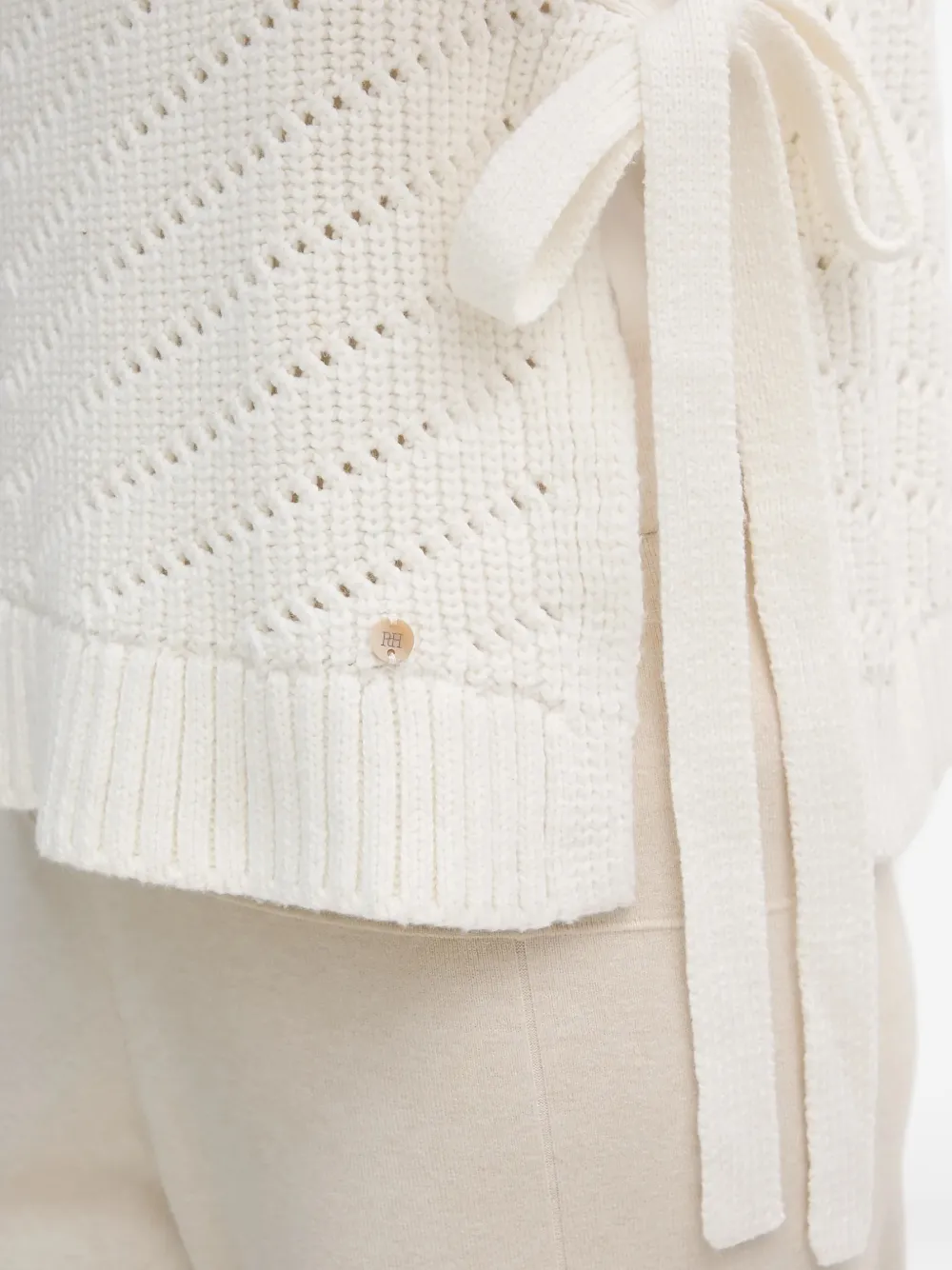 Side-Tie Knitted Vest