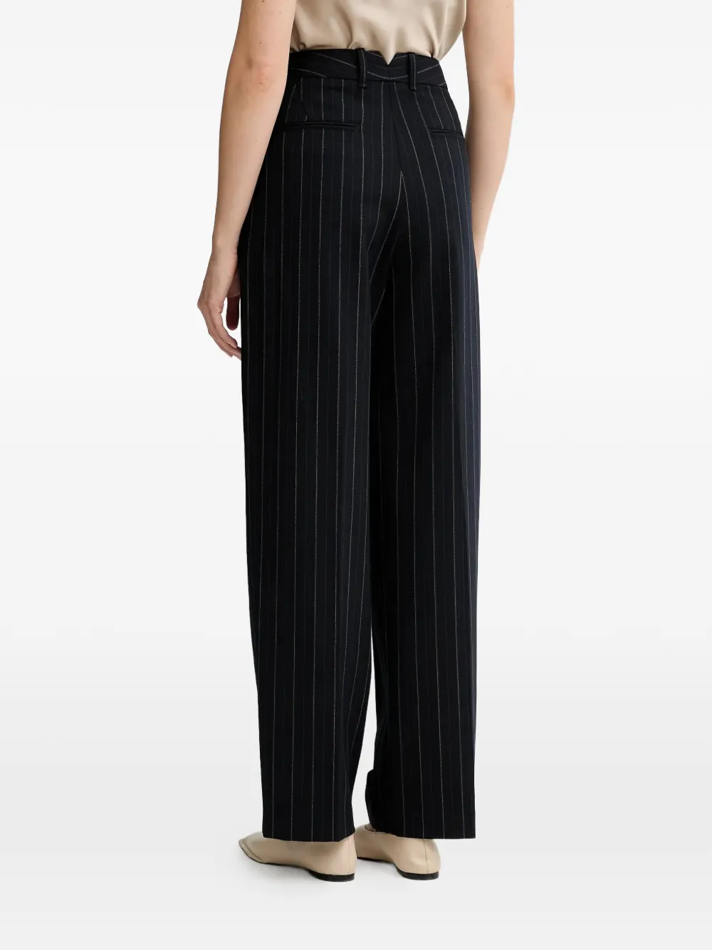  Rag & Bone Pinstripe Trousers - Black 