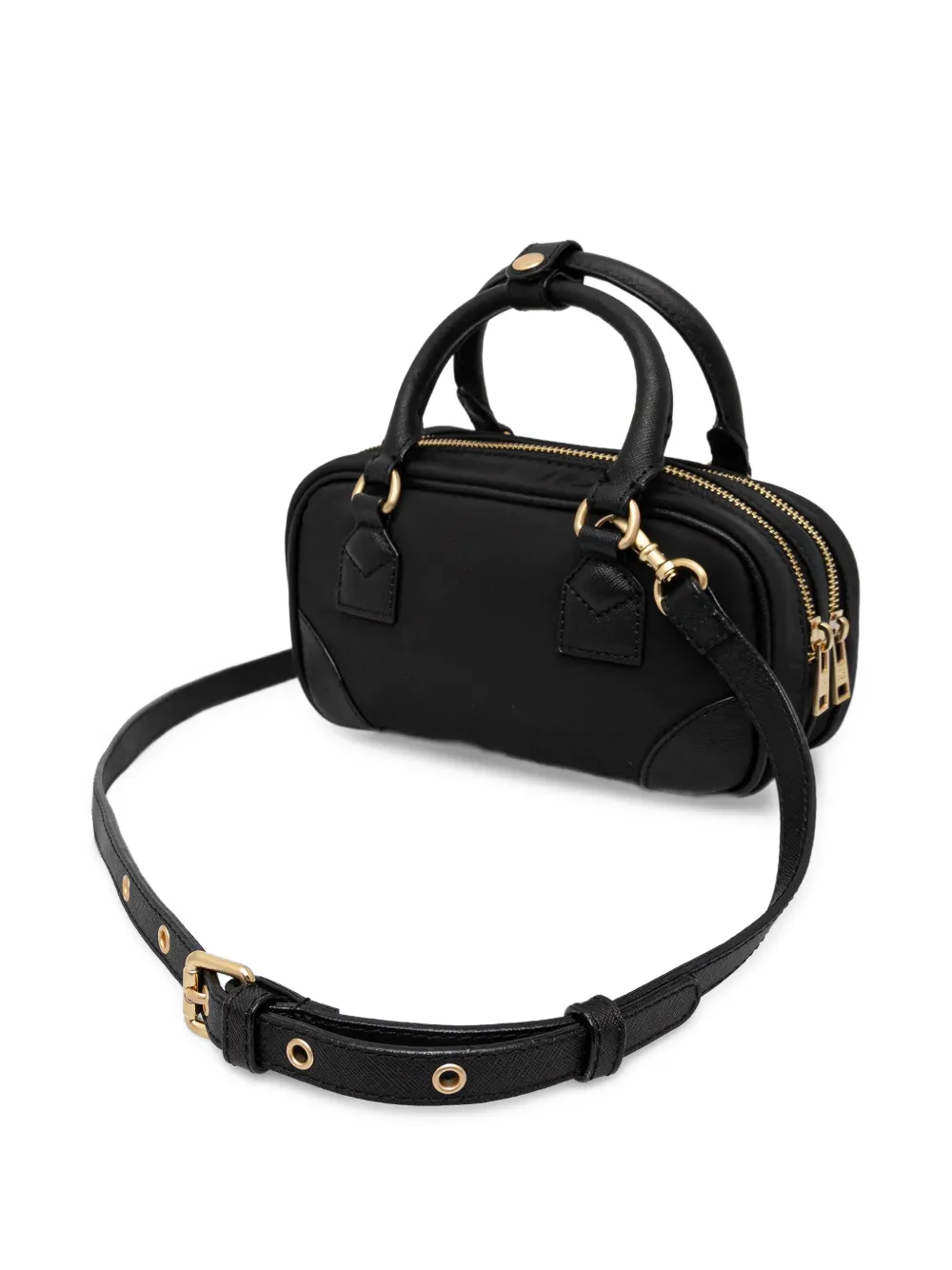 Zip-Fastening Cross Body Bag