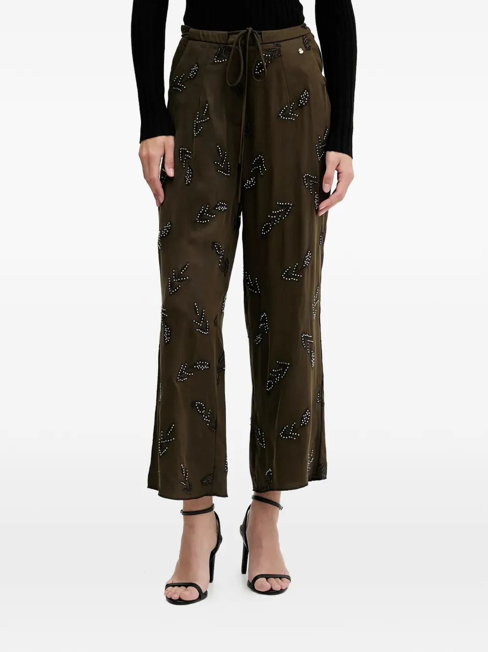 Pedro Del Hierro drawstring-waist trousers - Marrone