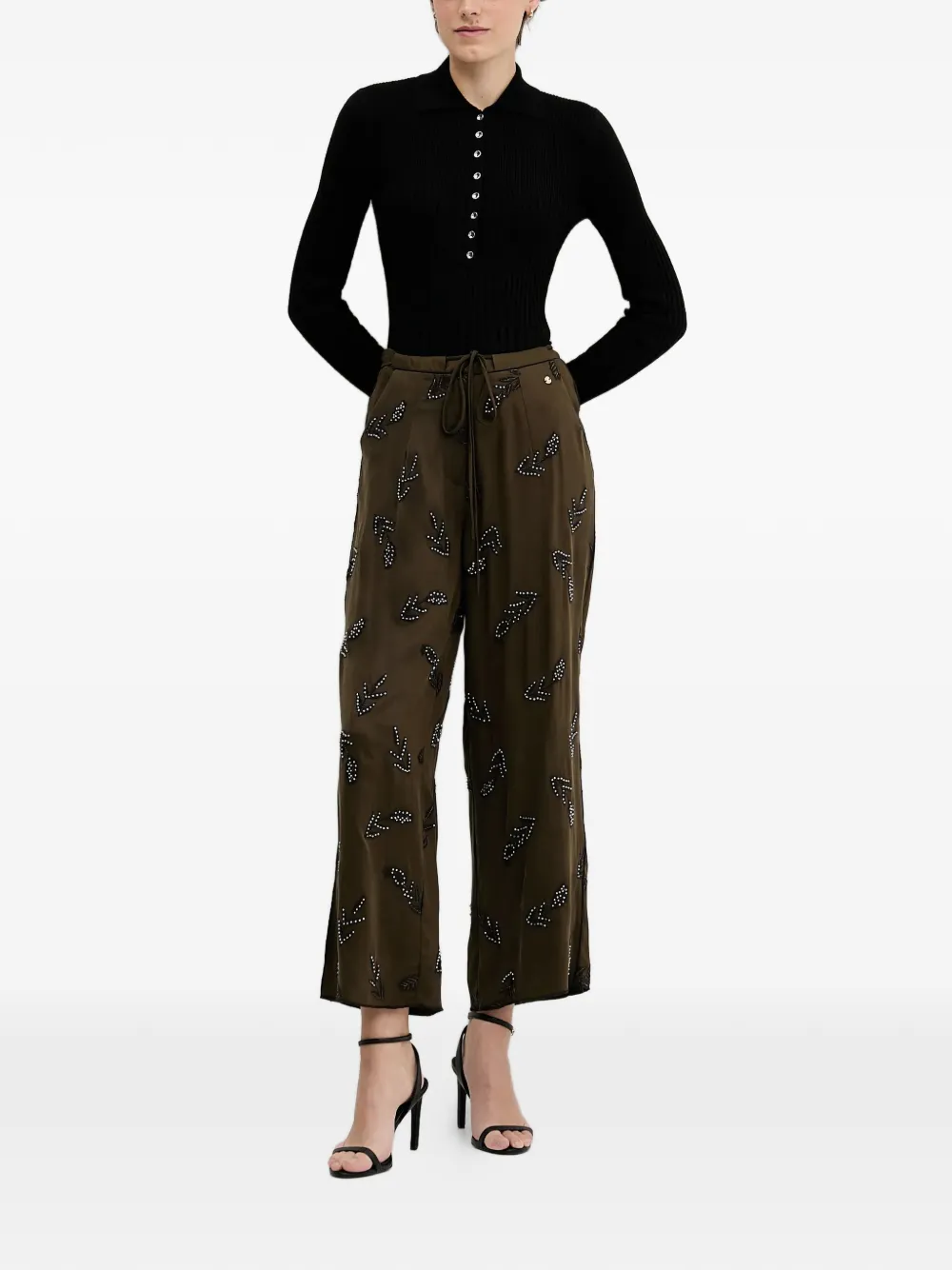 Pedro Del Hierro drawstring-waist trousers - Bruin
