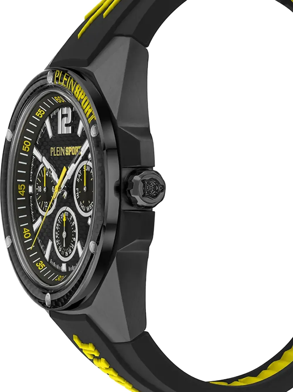 Plein Sport Black Chronograph watch - Zwart