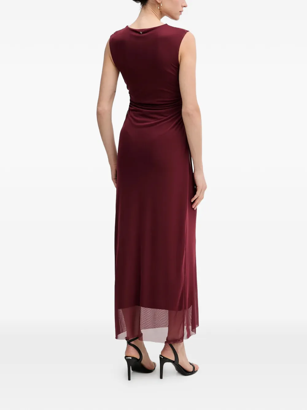  Pedro Del Hierro Draped Maxi Dress - Red 