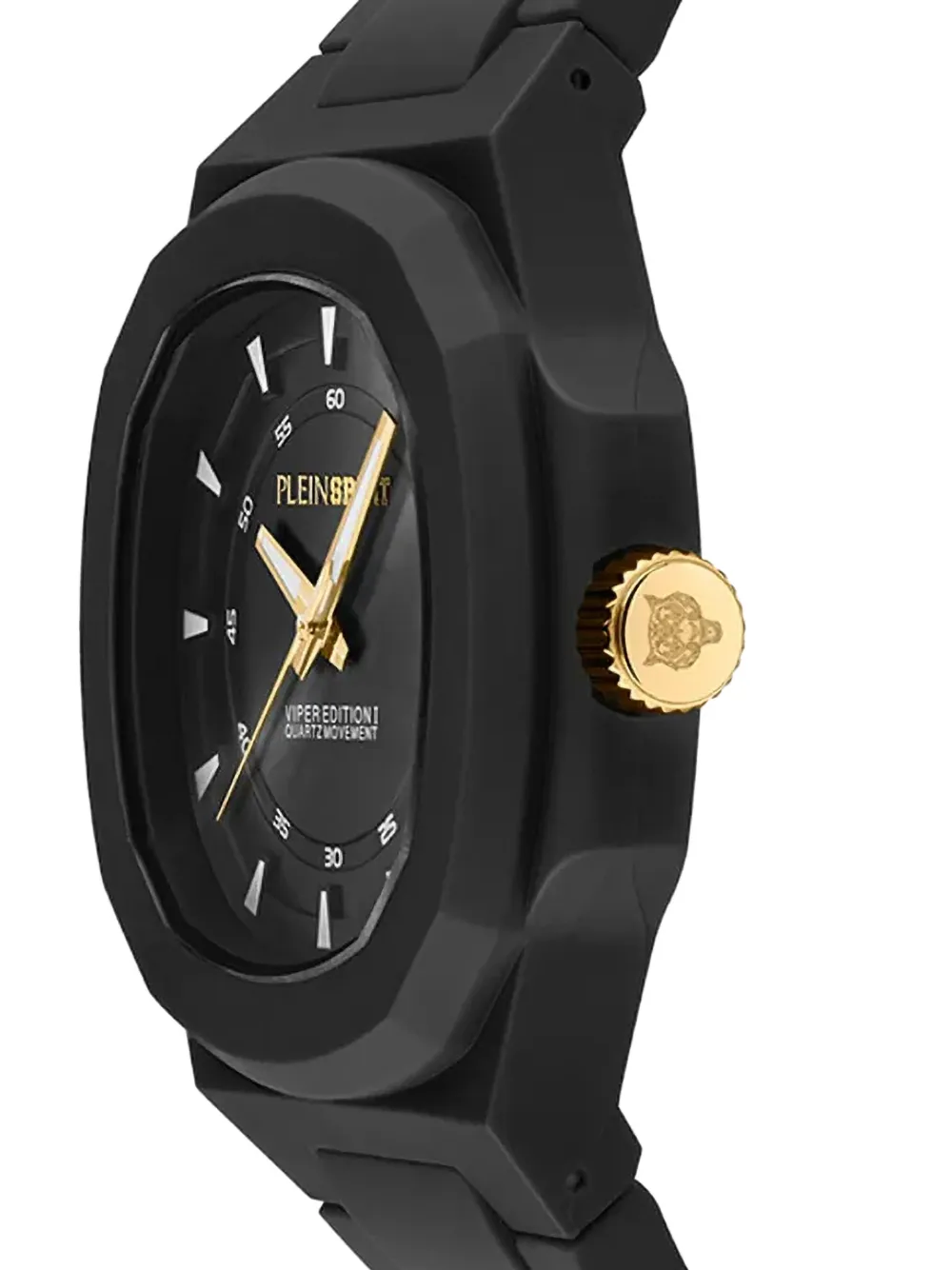 Plein Sport Black round-dial Watch - Zwart