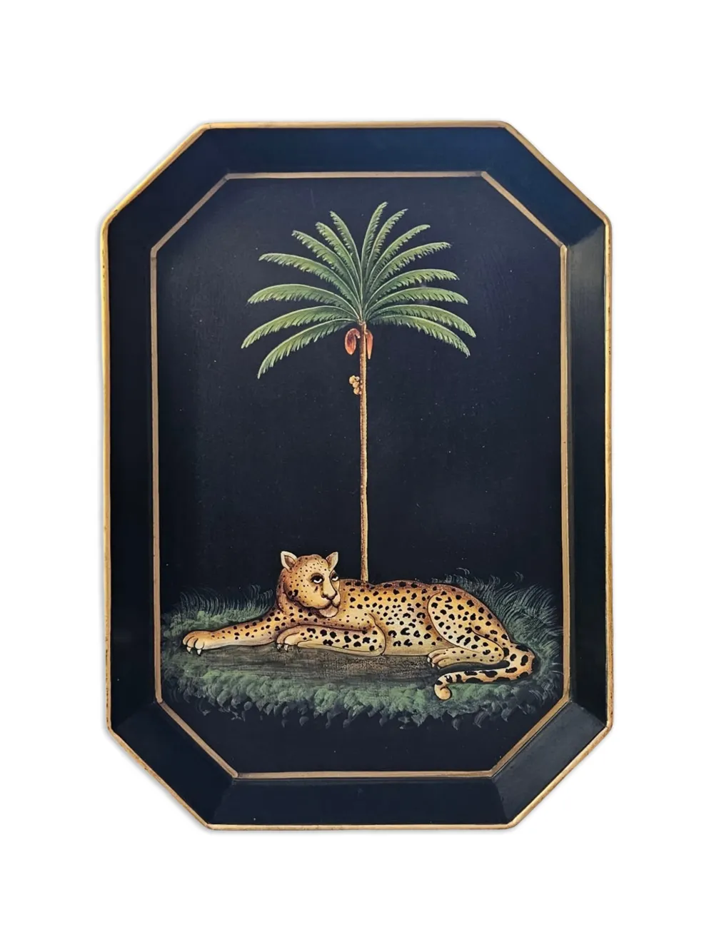 Les-Ottomans Vassoio con stampa - Nero