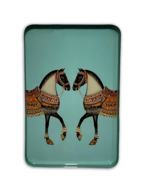 Les-Ottomans horse-print tray