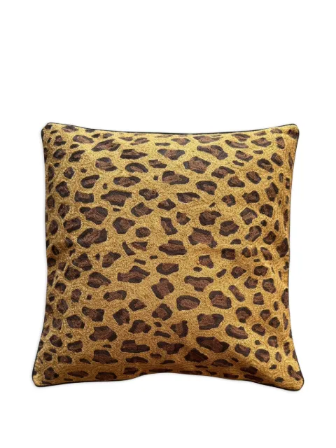 Les-Ottomans leopard-pattern cushion