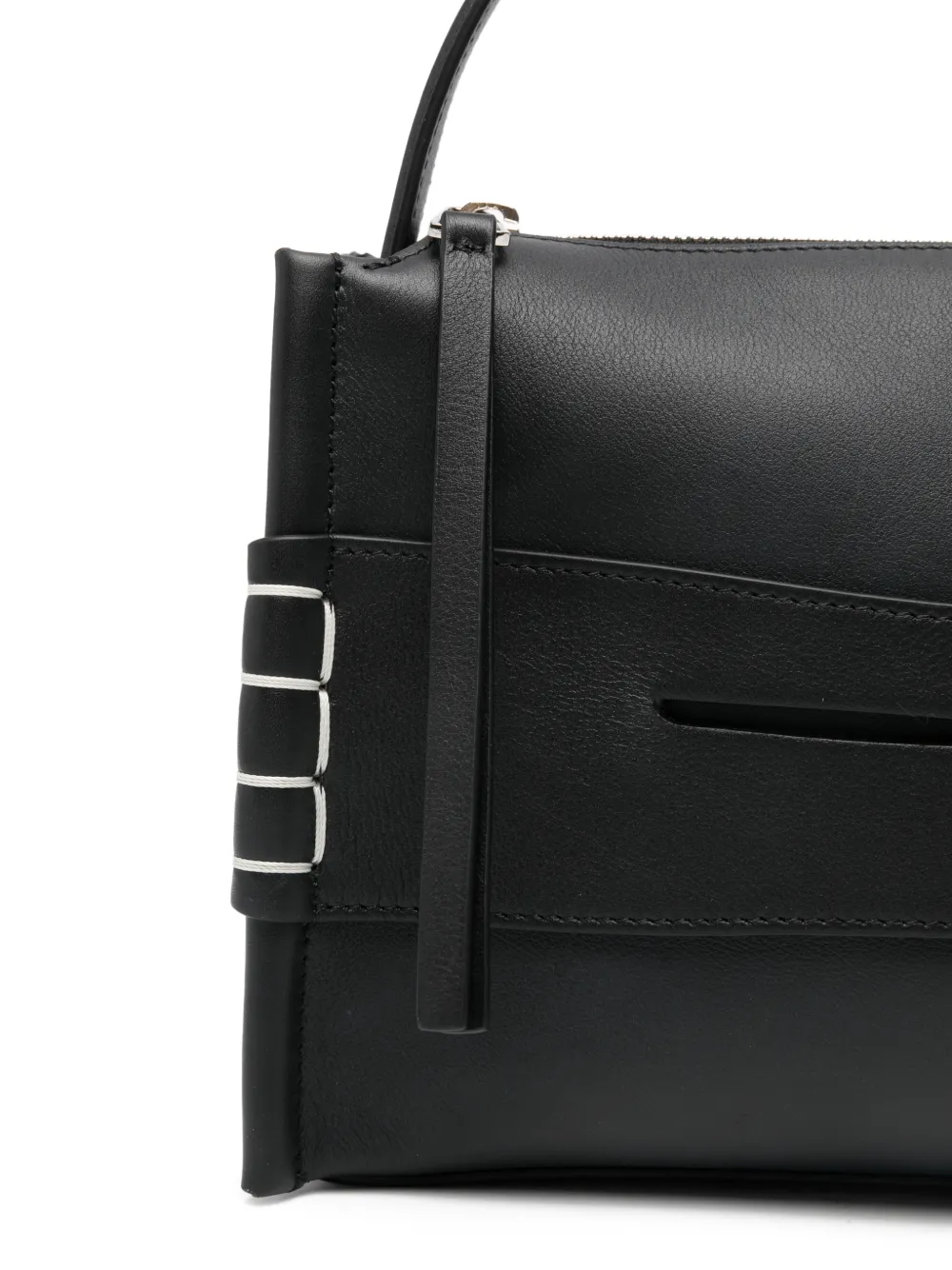 JW Anderson Leren shopper Zwart
