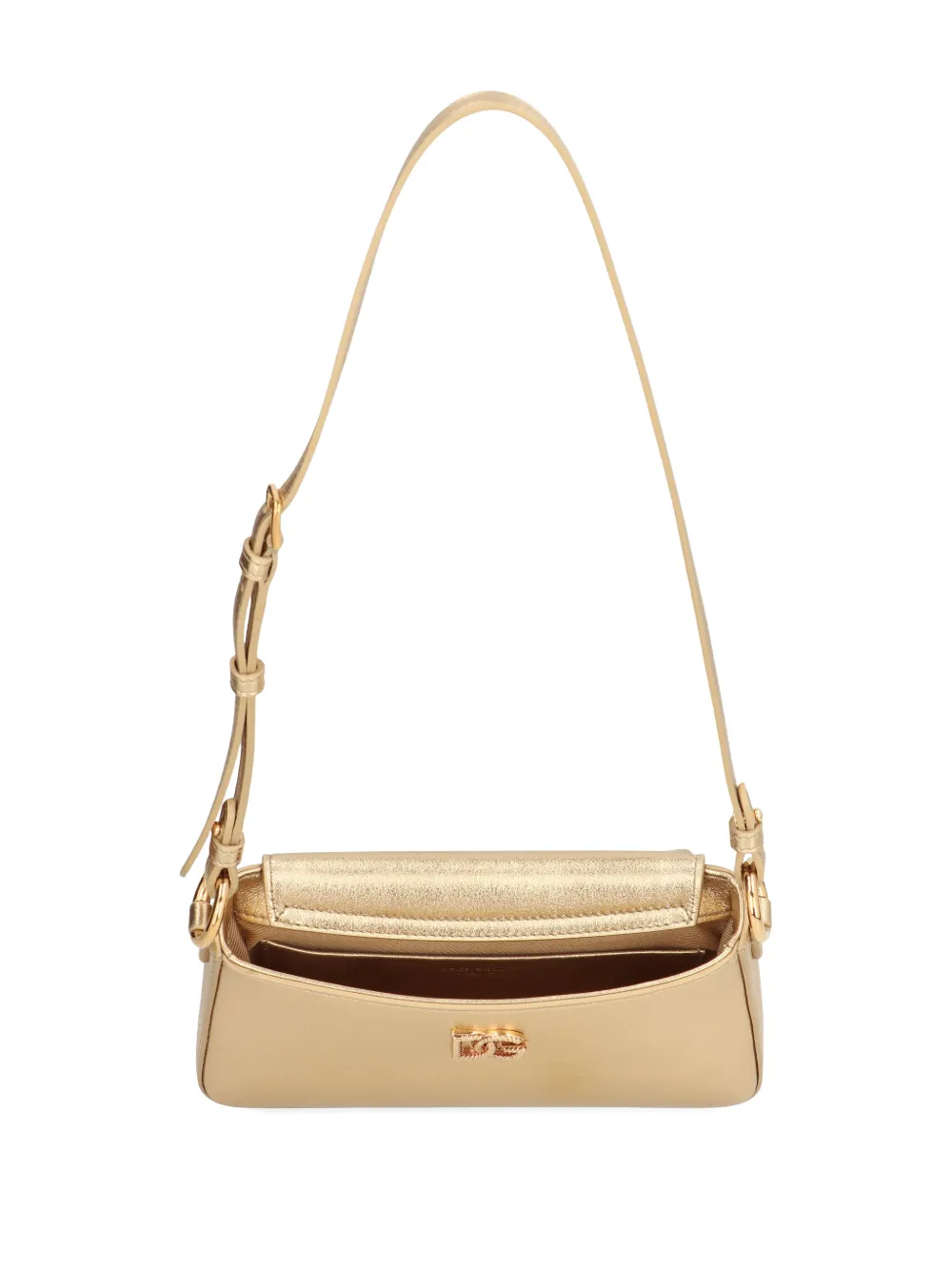 Dolce & Gabbana Schoudertas met logo Goud