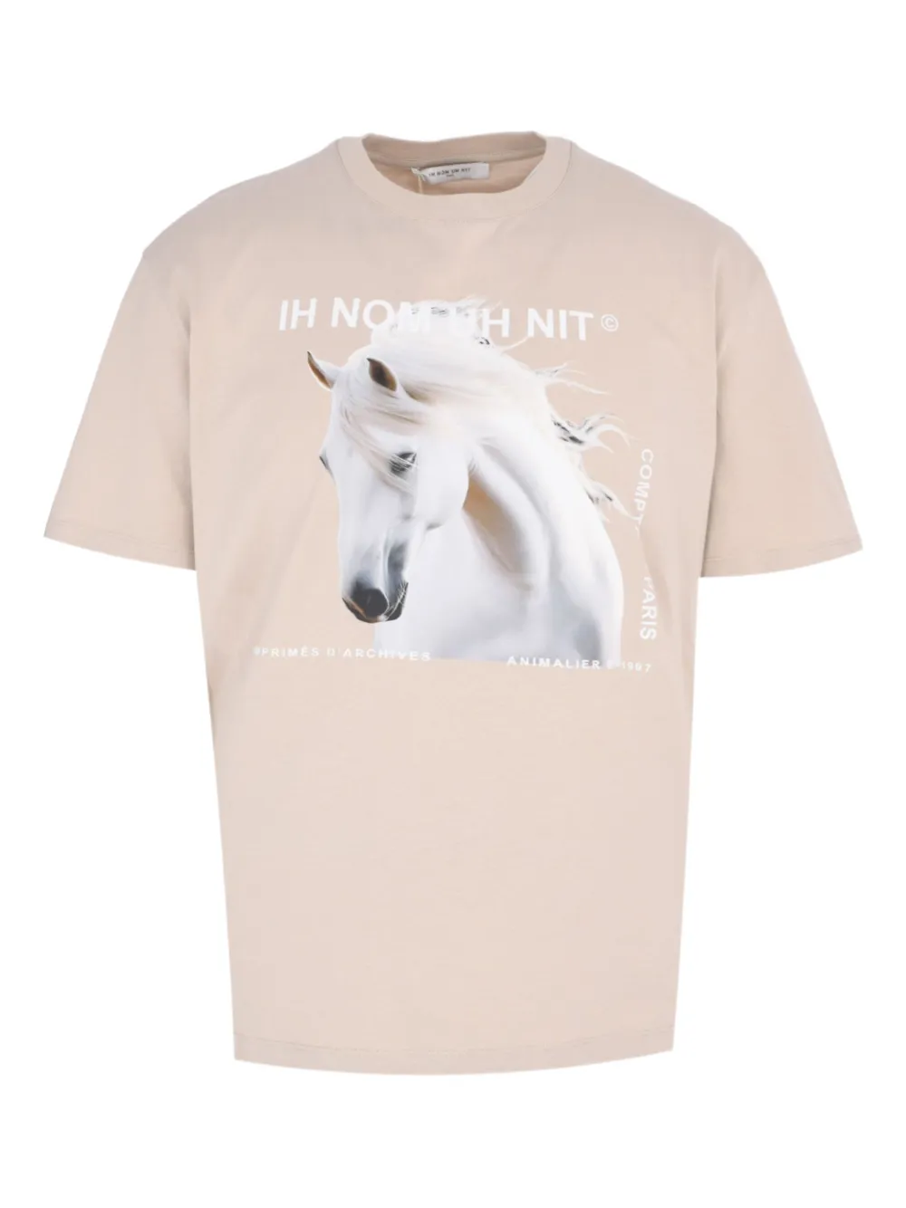 Ih Nom Uh Nit T-shirt con stampa - Toni neutri