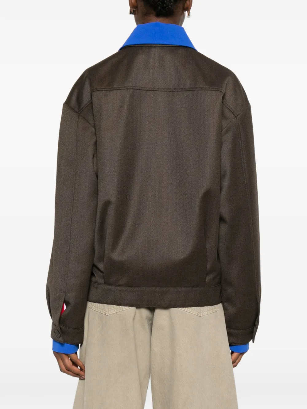 Miu Jack met geborduurd logo Bruin