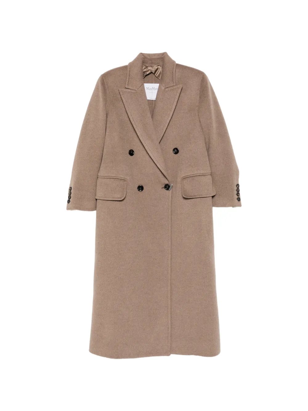 Max Mara Armonia double-breasted coat - Toni neutri