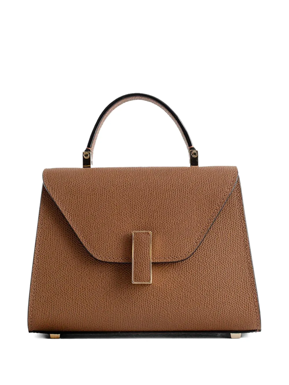 Valextra micro Iside leather crossbody bag - Marrone