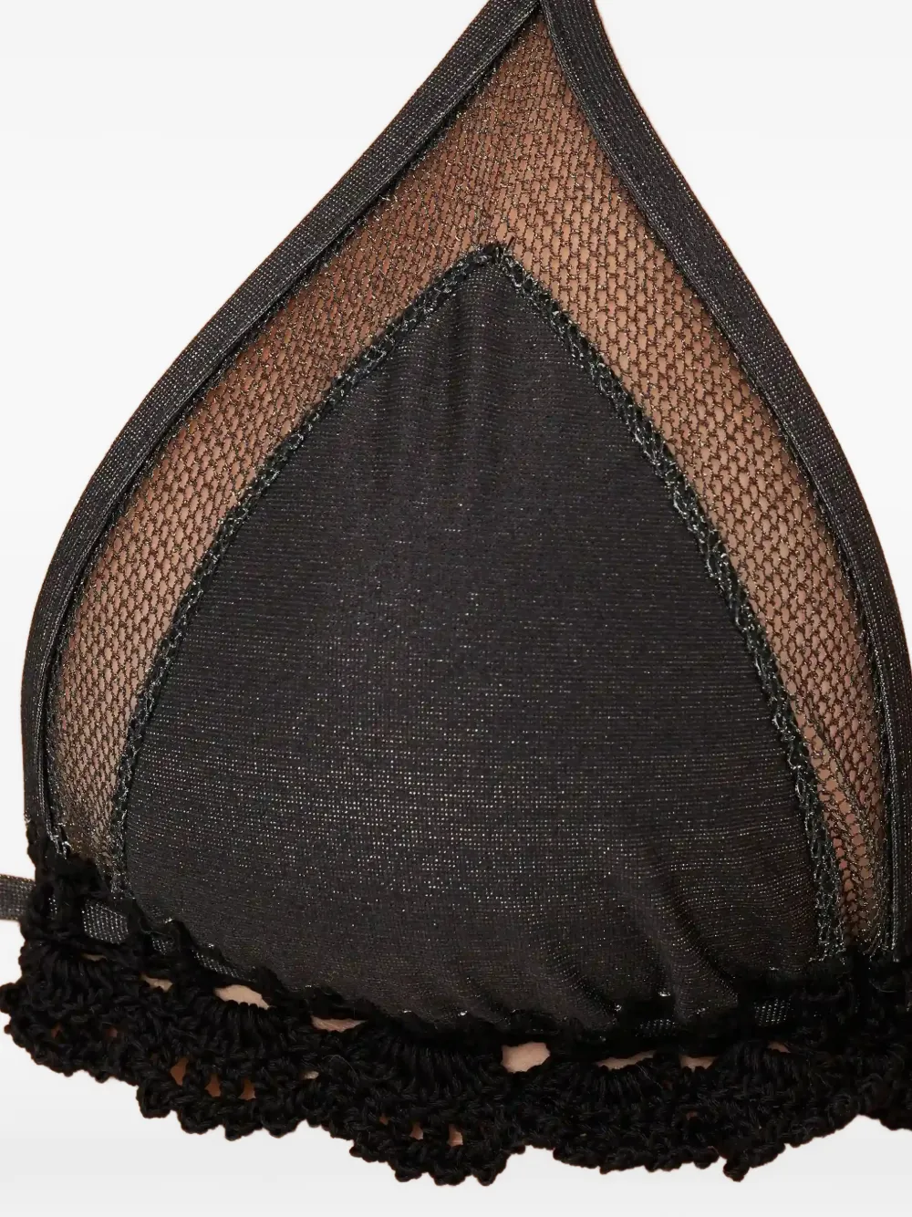  Del Maar Top Bikini Amay Con Ruches - Nero 
