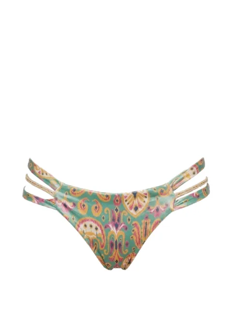 Del Maar Koari patterned bikini bottoms