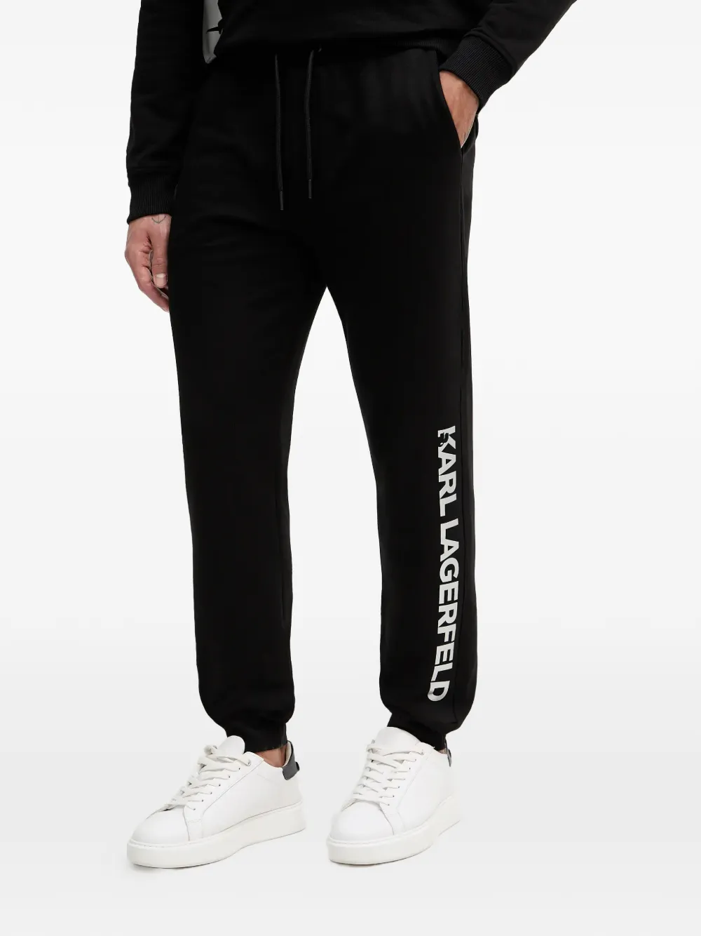 Karl Lagerfeld logo track pants - Nero