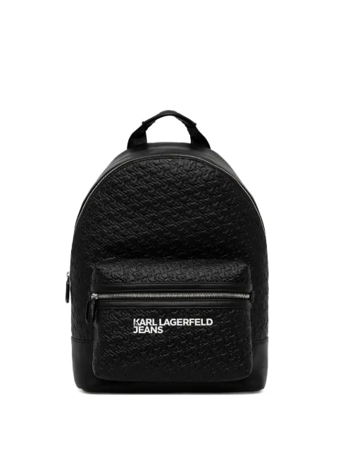 Karl Lagerfeld Jeans logo-embossed backpack