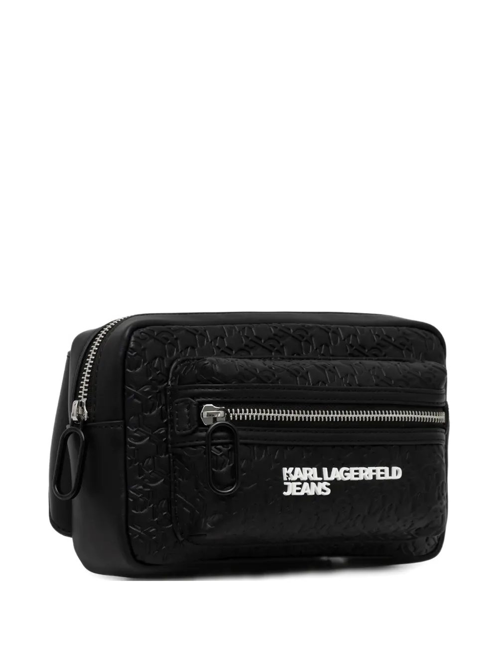 Karl Lagerfeld Jeans logo-embossed belt bag - Nero