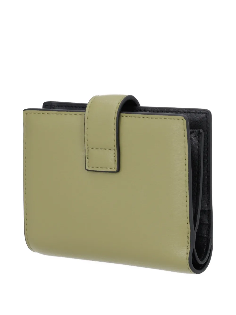 Karl Lagerfeld padlock flap wallet - Groen