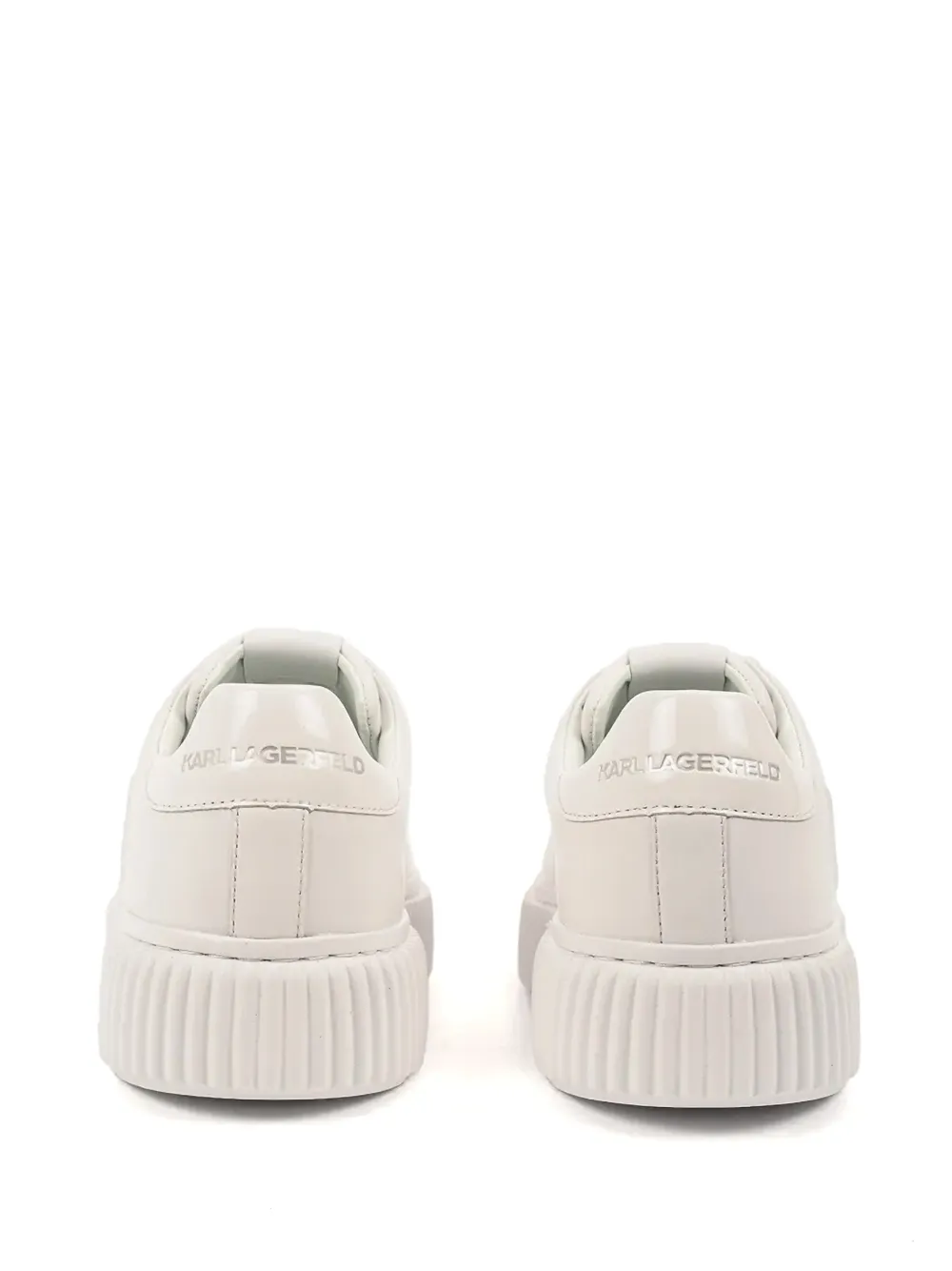 Karl Lagerfeld embossed sneakers Wit