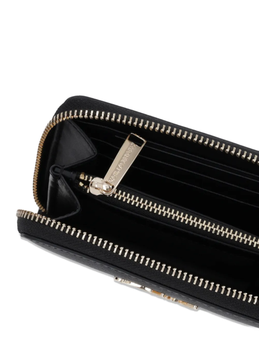 Karl Lagerfeld Portemonnee met logo Zwart